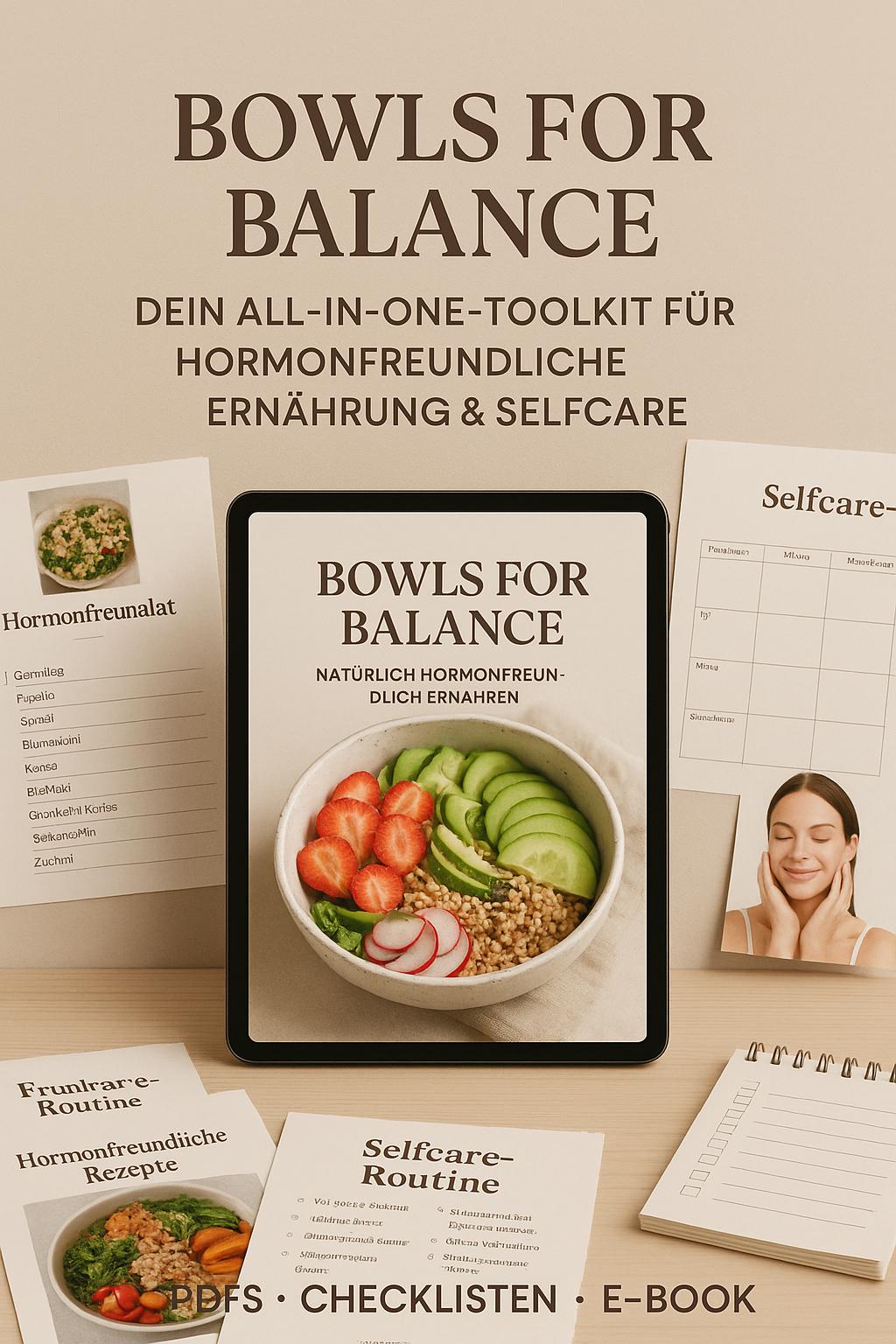 Bowls for Balance – Dein All-in-One-Toolkit für hormonfreundliche Ernährung & Selfcare