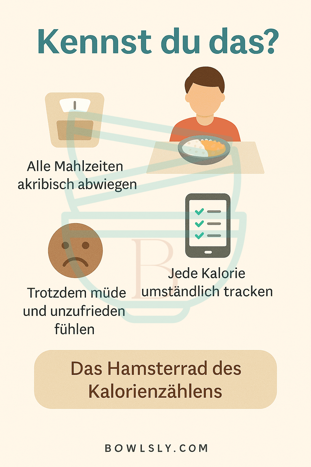 Warum zähle ich keine Kalorien?