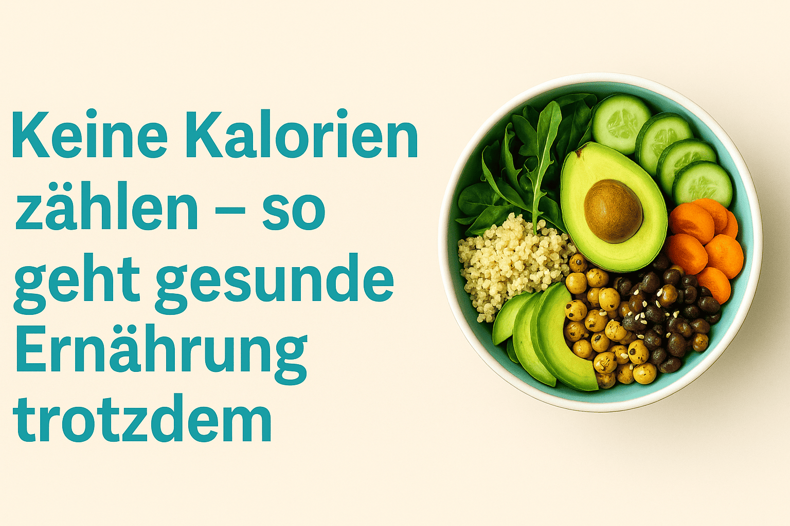 Keine Kalorien zählen - so geht gesunde Ernährung trotzdem