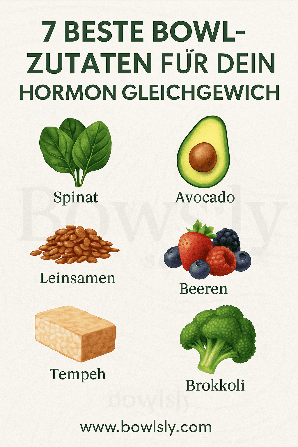 7 beste Bowl Zutaten für dein Hormon Gleichgewicht