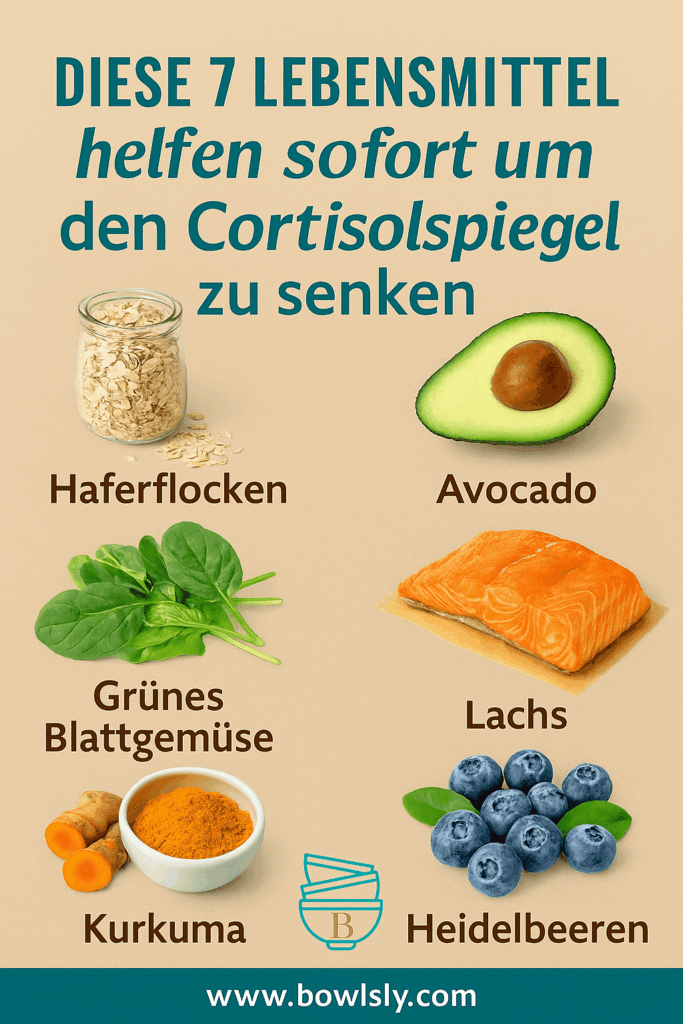 Diese 7 Lebensmittel helfen sofort um den Cortisolspiegel zu senken